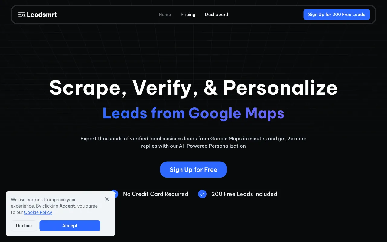 Leadsmrt — preview screenshot