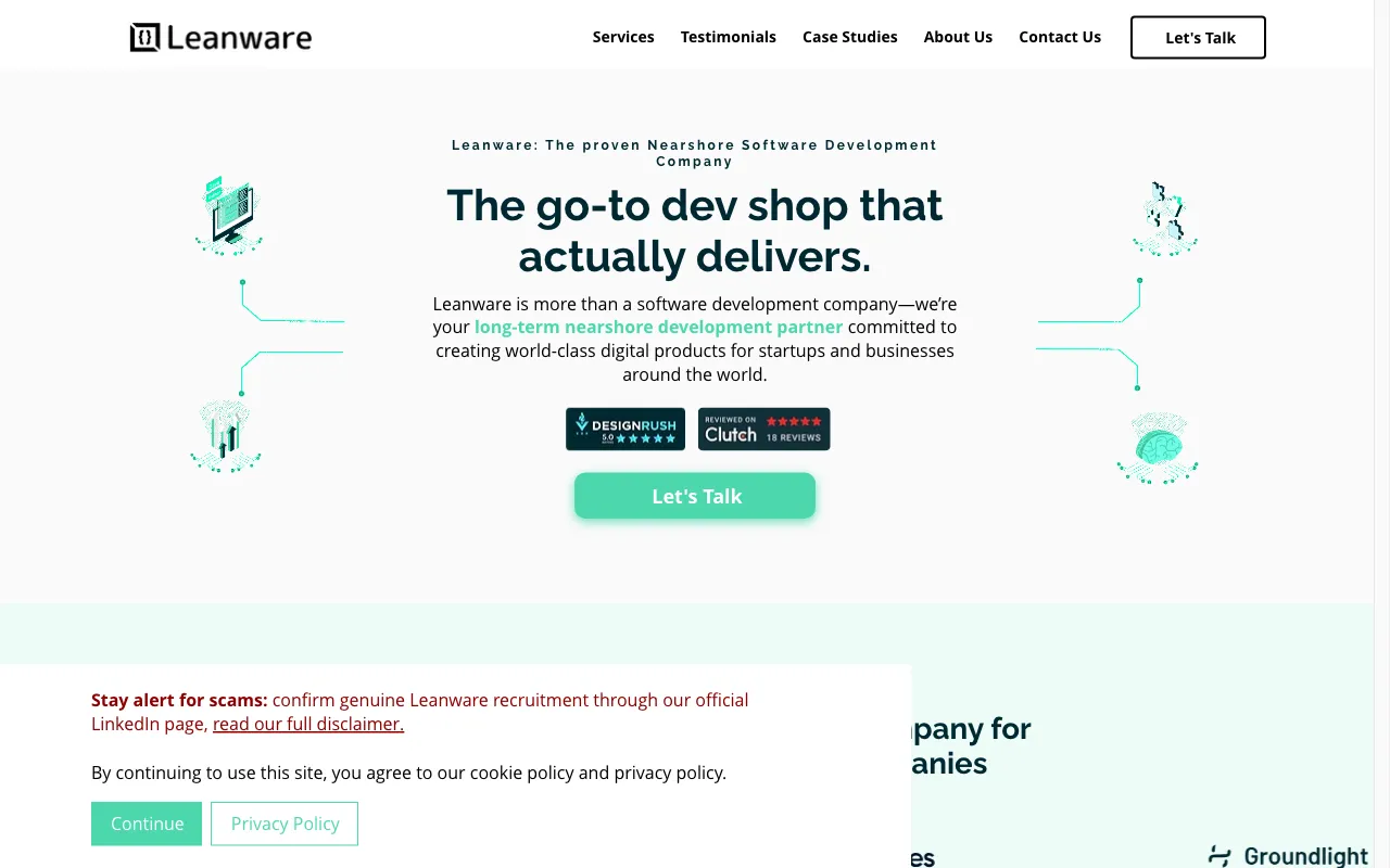 Leanware — preview screenshot