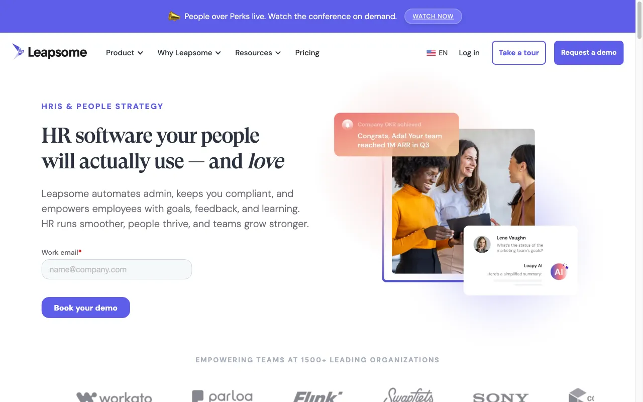 Leapsome — preview screenshot