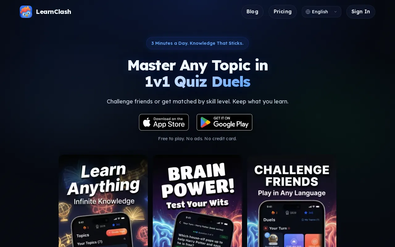 LearnClash — preview screenshot