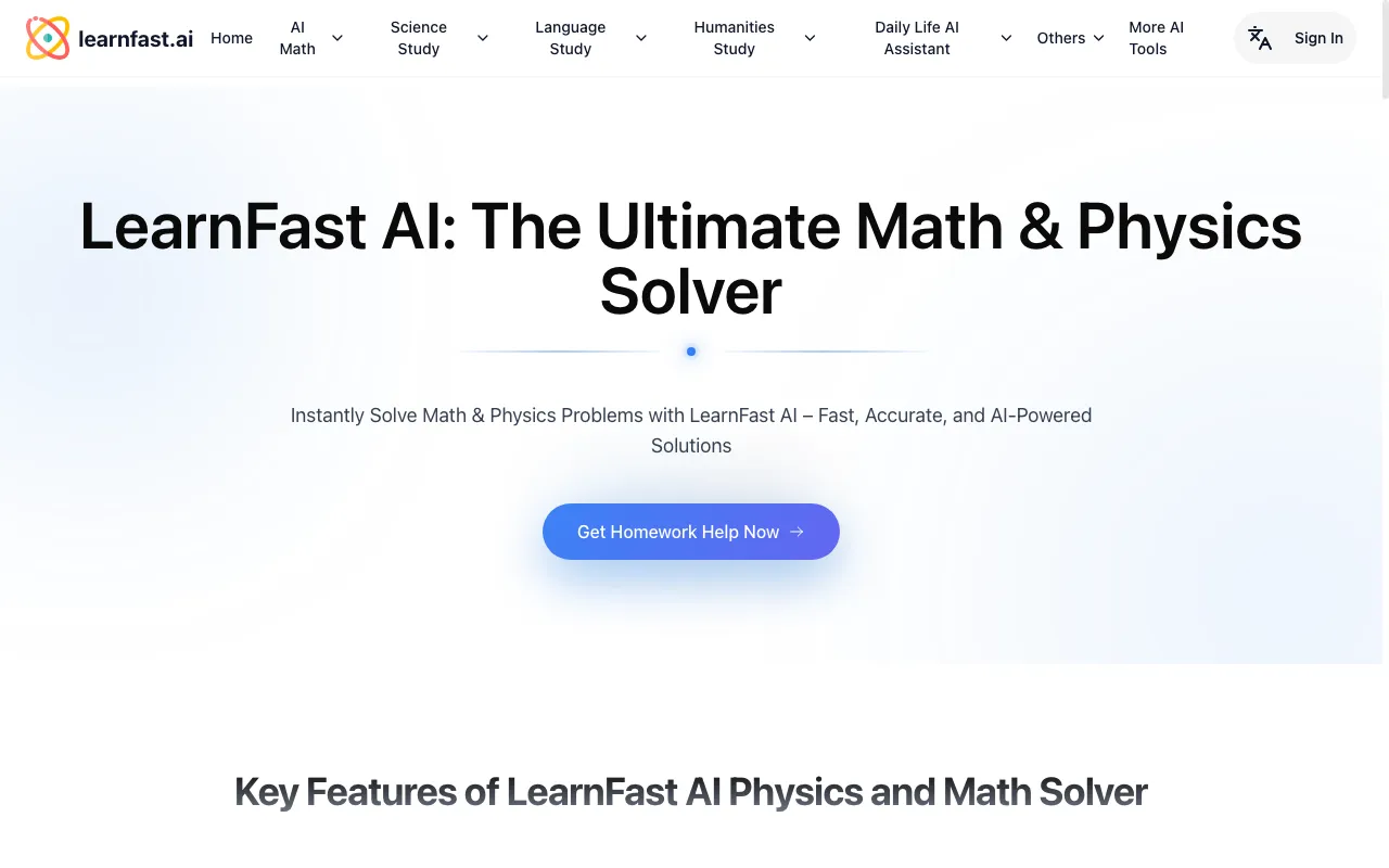 LearnFast AI — preview screenshot