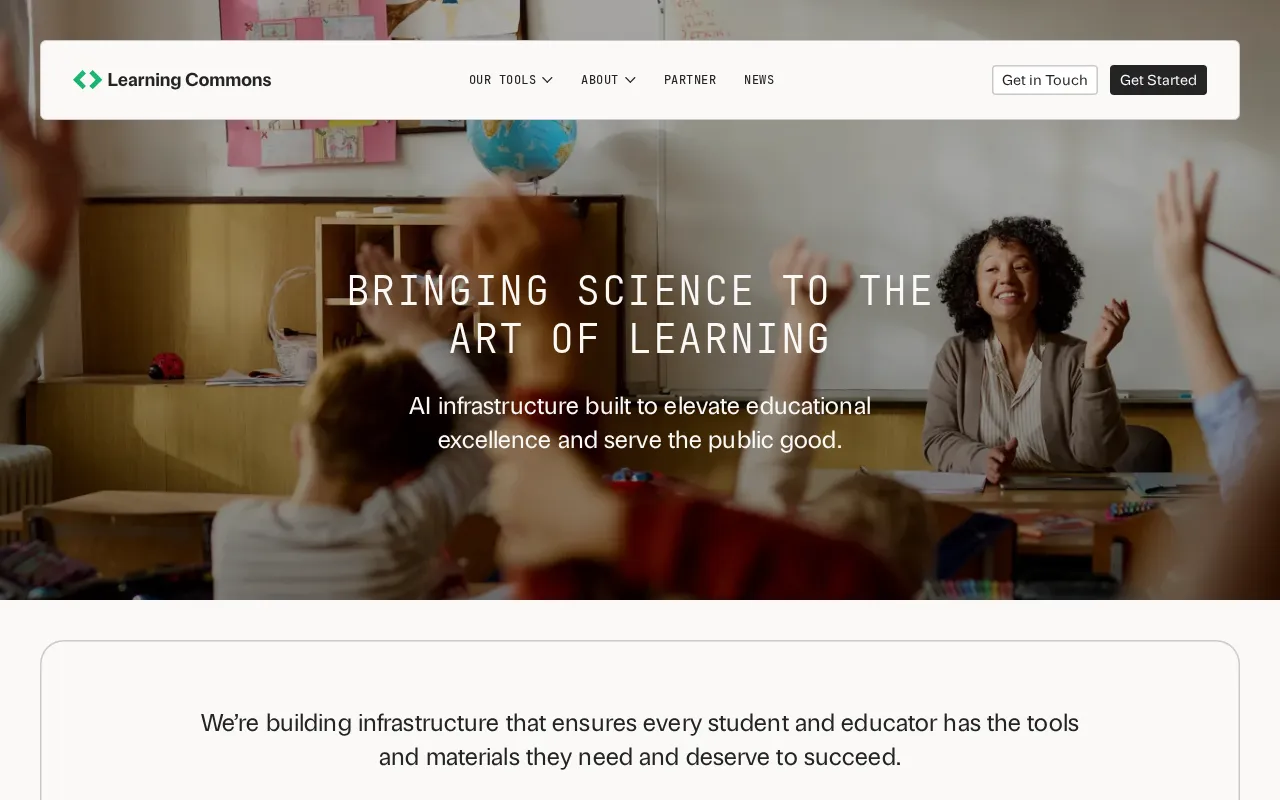 Learning Commons — preview screenshot