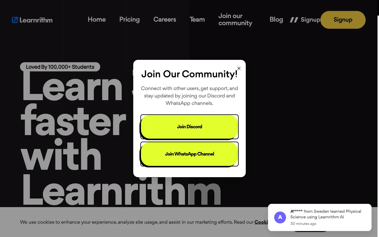 Learnrithm Ai — preview screenshot