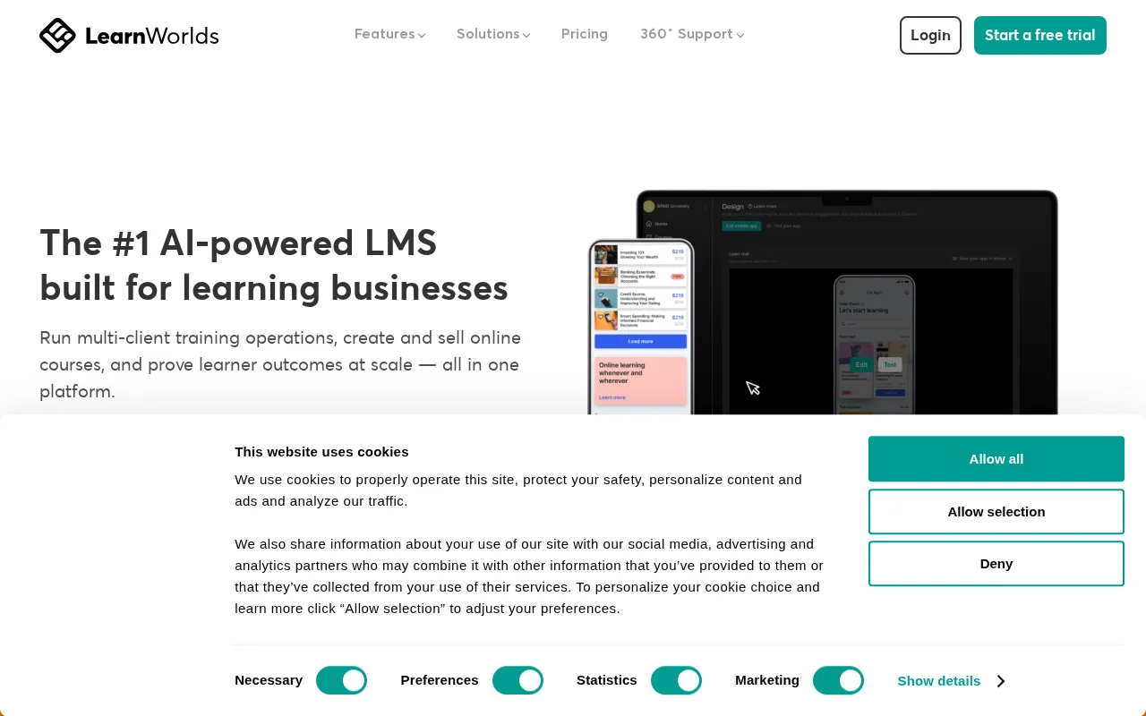 Learnworlds — preview screenshot