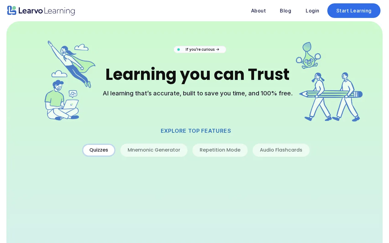 Learvo — preview screenshot