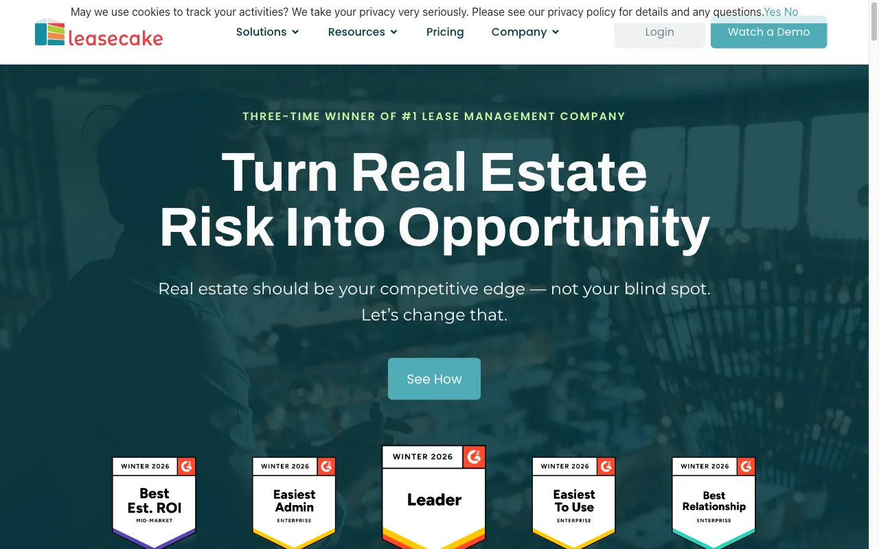 Leasecake — preview screenshot