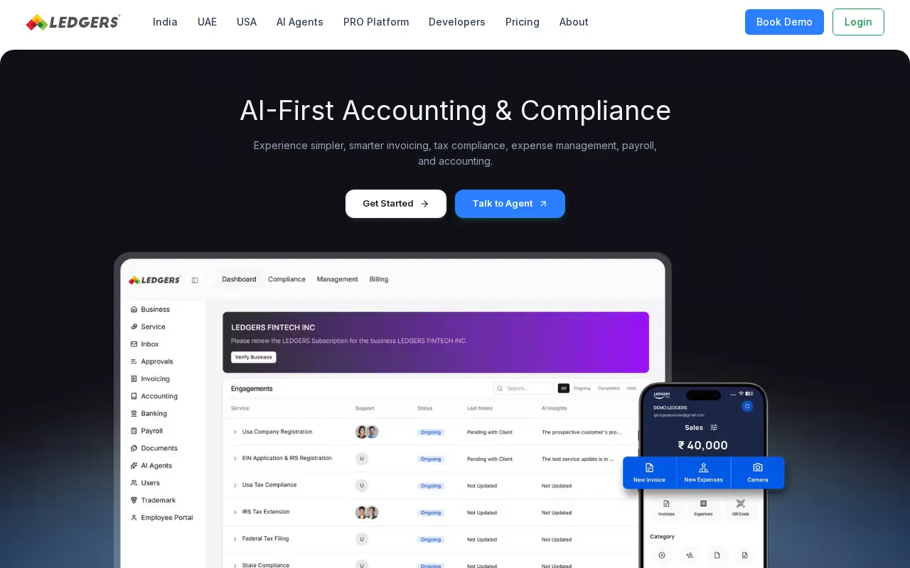 Ledgers — preview screenshot