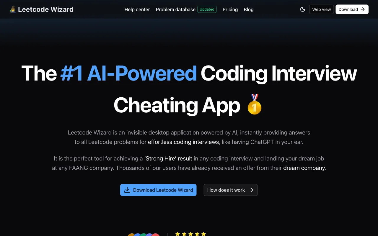 Leetcode Wizard — preview screenshot