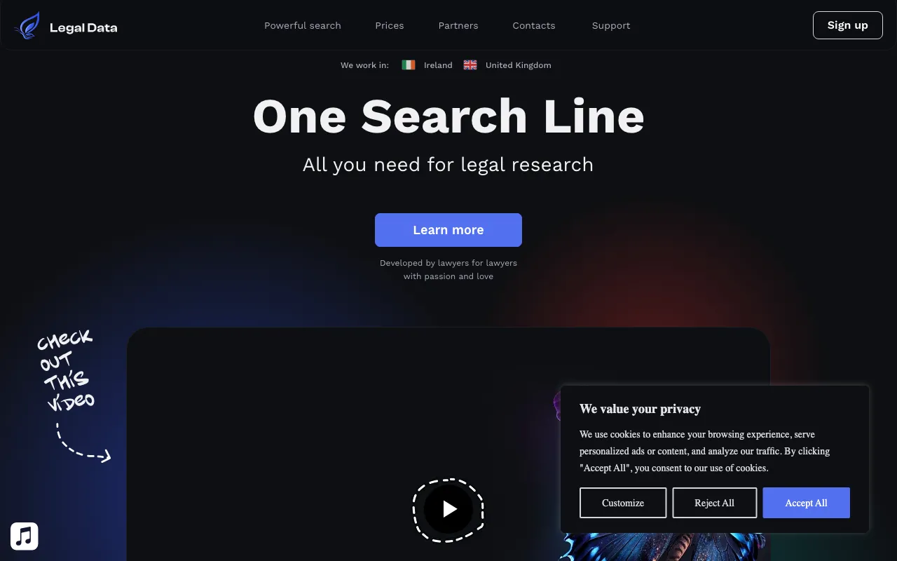 Legal Data — preview screenshot