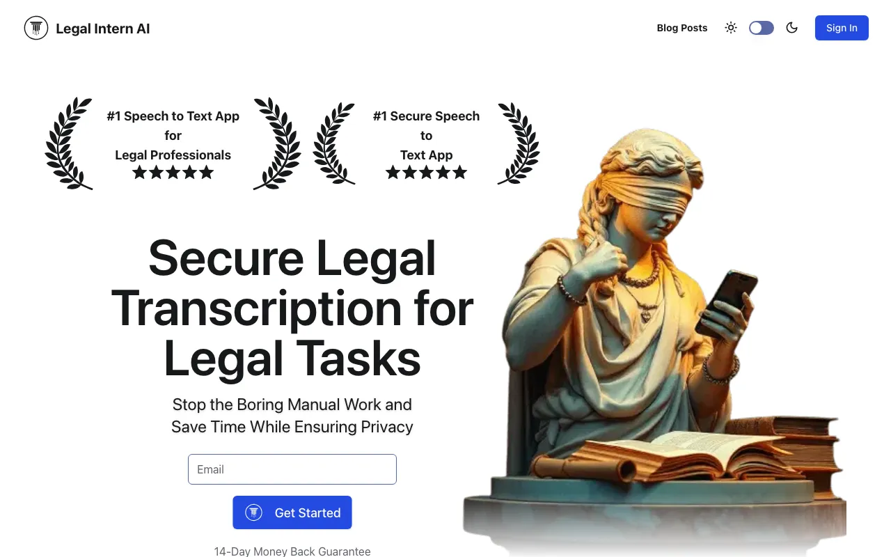 Legal Intern AI — preview screenshot