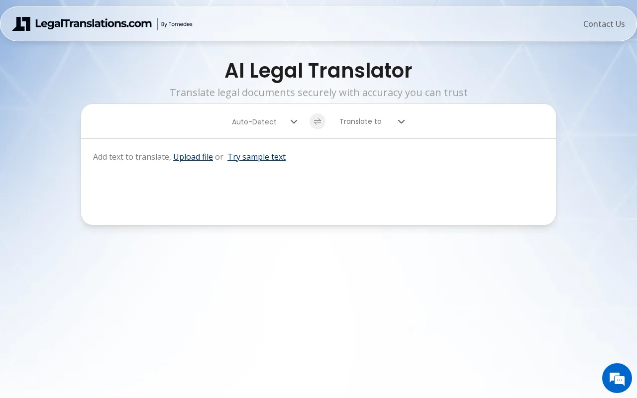 Legal Translations — preview screenshot