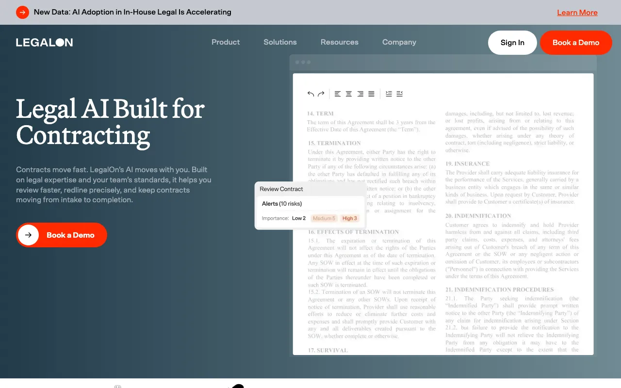 LegalOn — preview screenshot