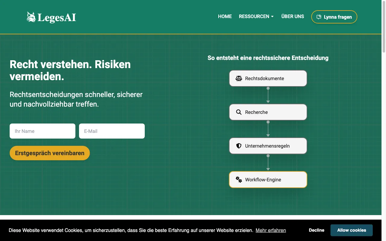 LegesAI — preview screenshot