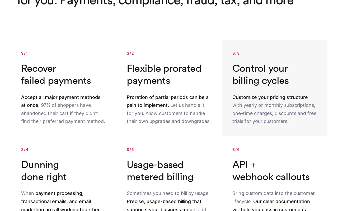 Lemon Squeezy — pricing page