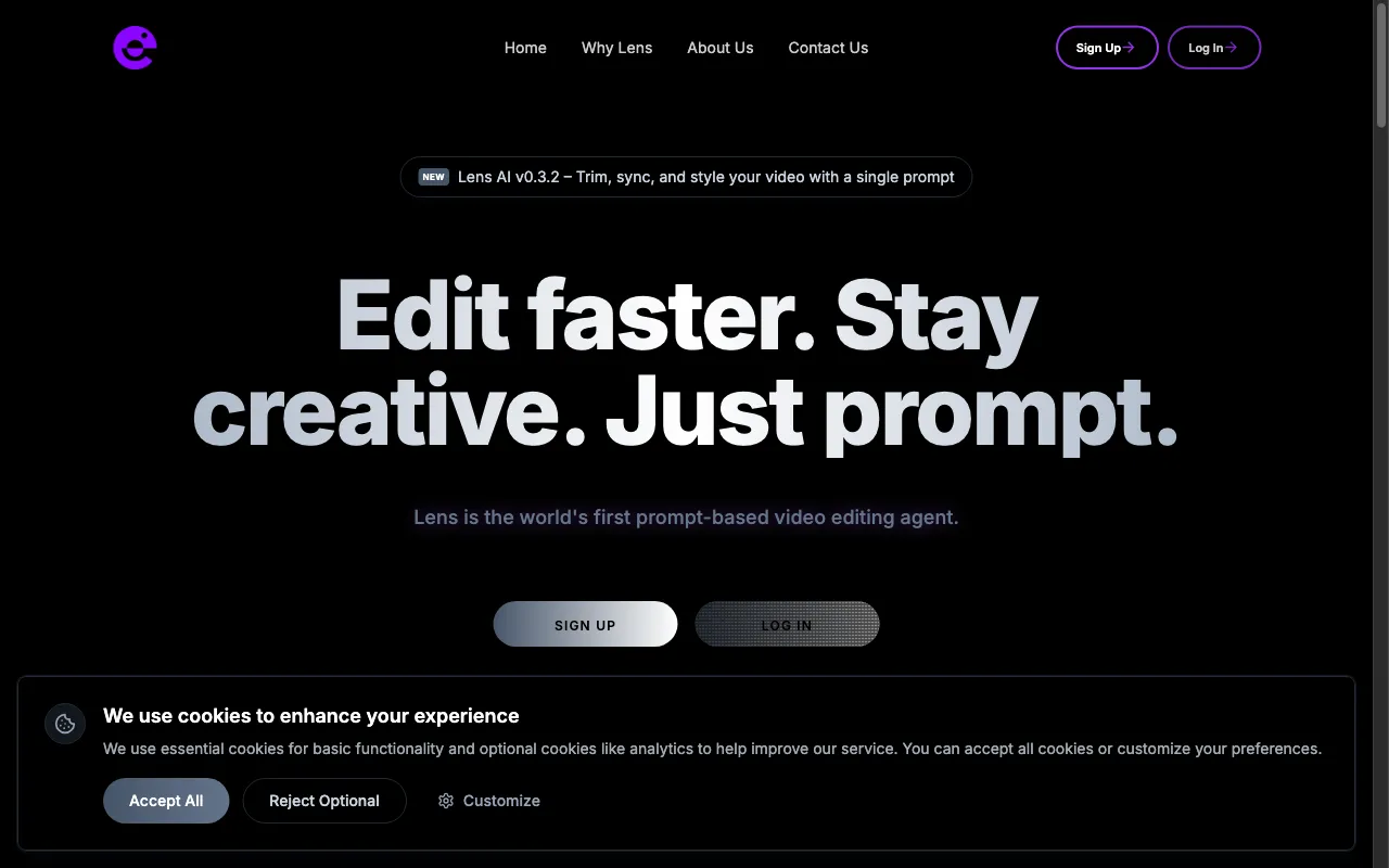 Lens AI — preview screenshot