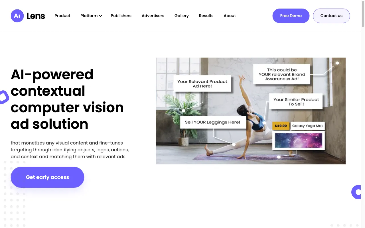 LensAI Shoppable and Contextual — preview screenshot
