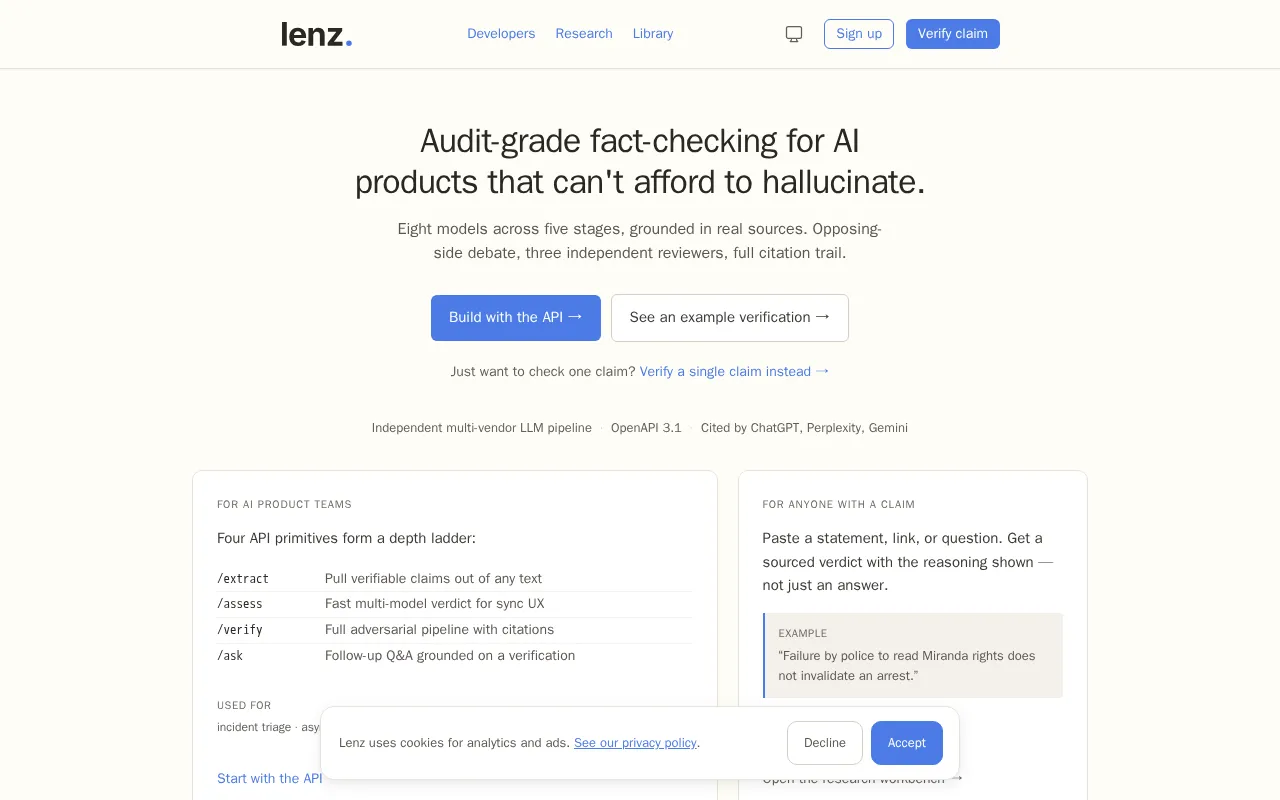 Lenz — preview screenshot