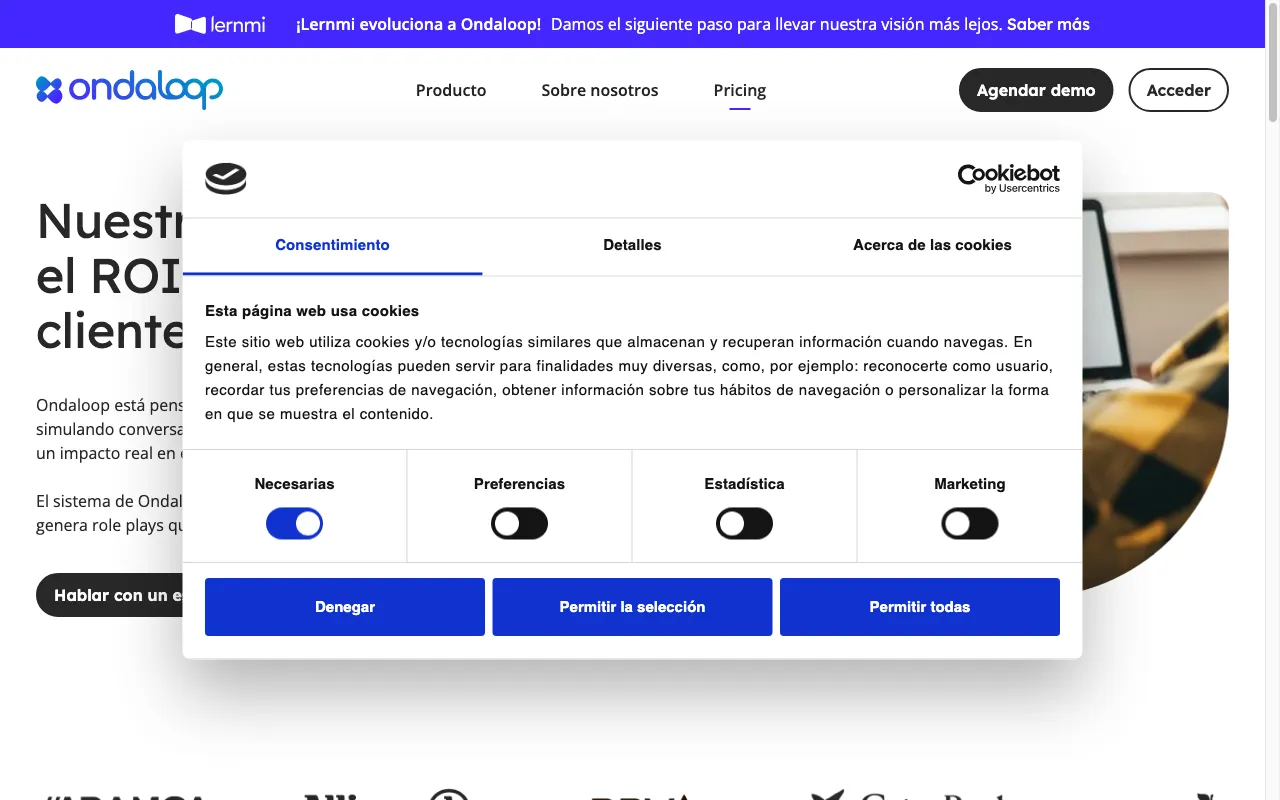 Ondaloop — pricing page