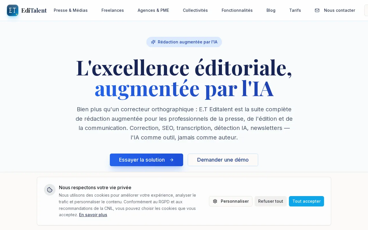 lET-Editalent — preview screenshot