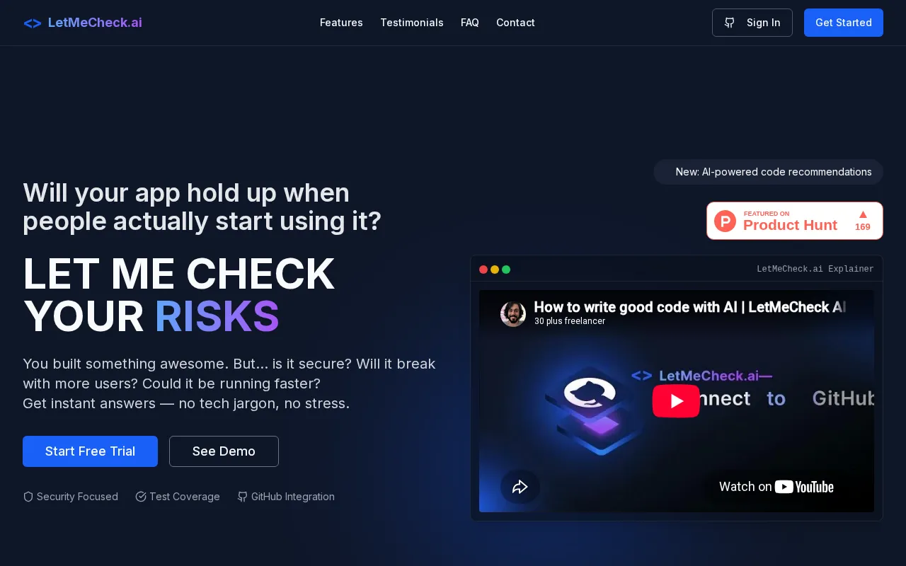 LetMeCheck.ai — preview screenshot