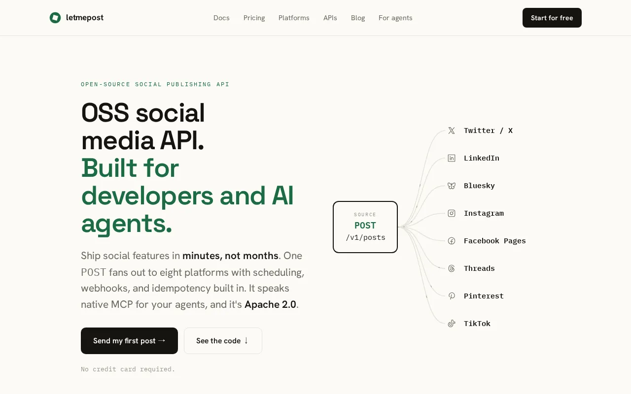 Letmepost — preview screenshot