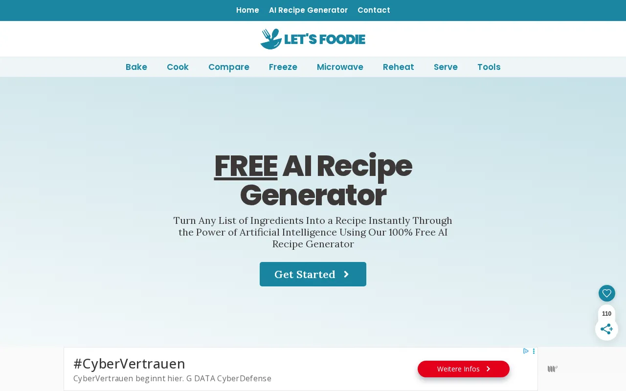 Let's Foodie — preview screenshot