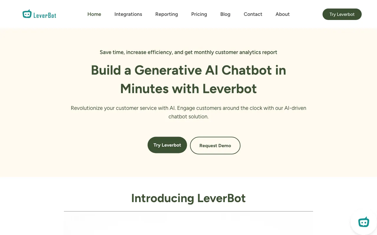 Leverbot — preview screenshot