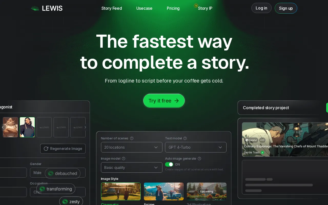 Lewis by Keytalk — preview screenshot