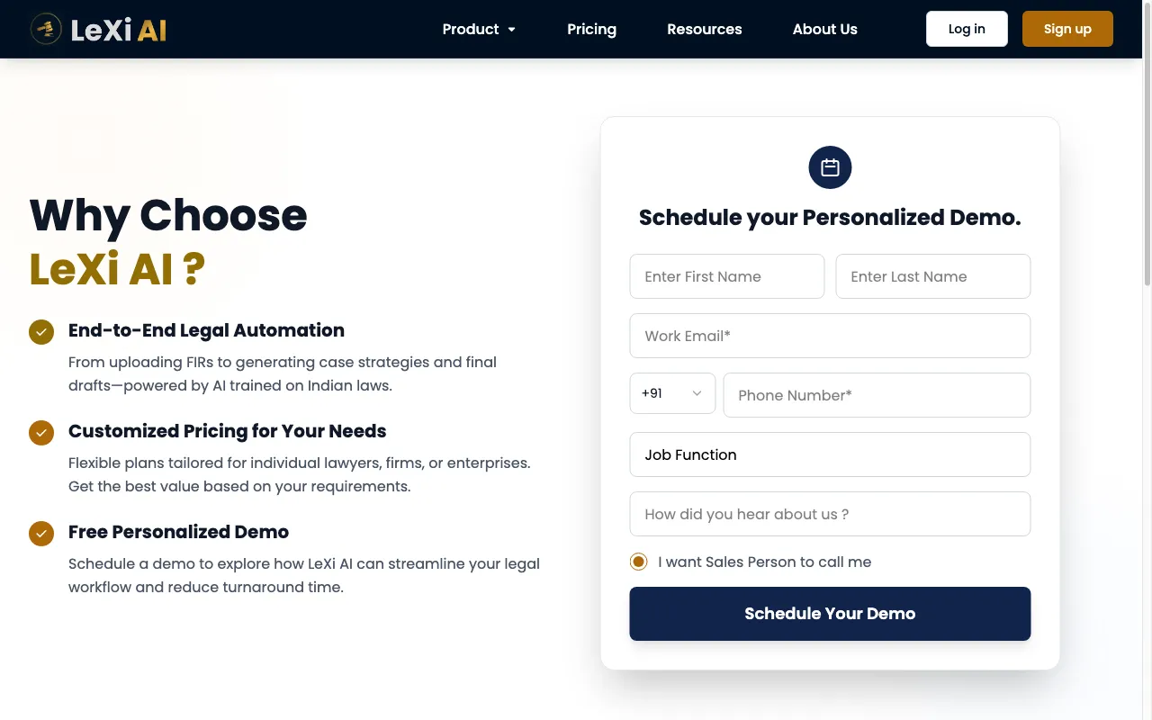 LeXi Ai — pricing page