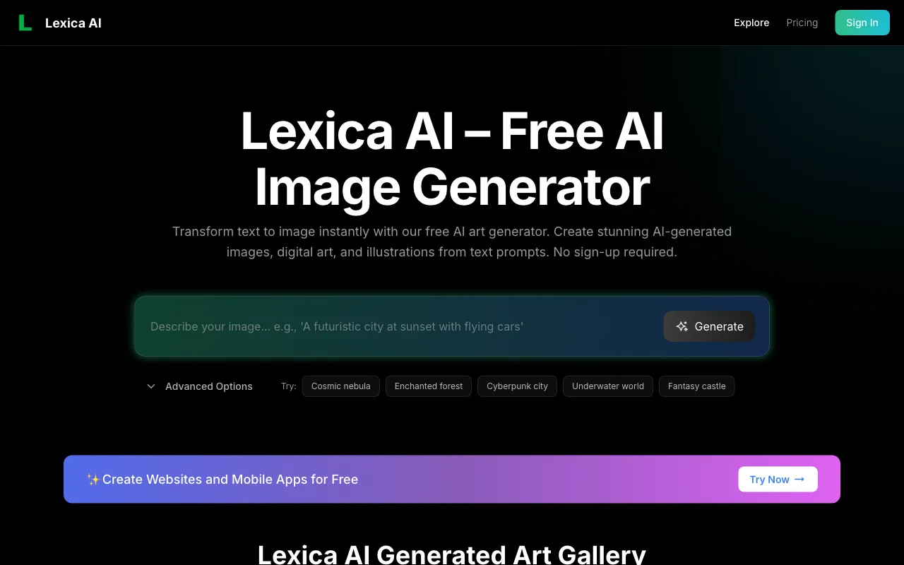 Lexica AI — preview screenshot