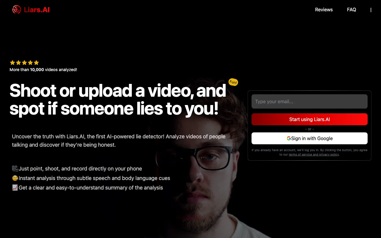 Liars.AI — preview screenshot