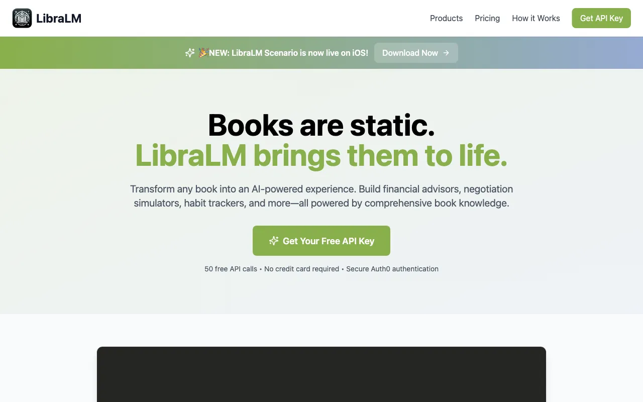 LibraLM — preview screenshot