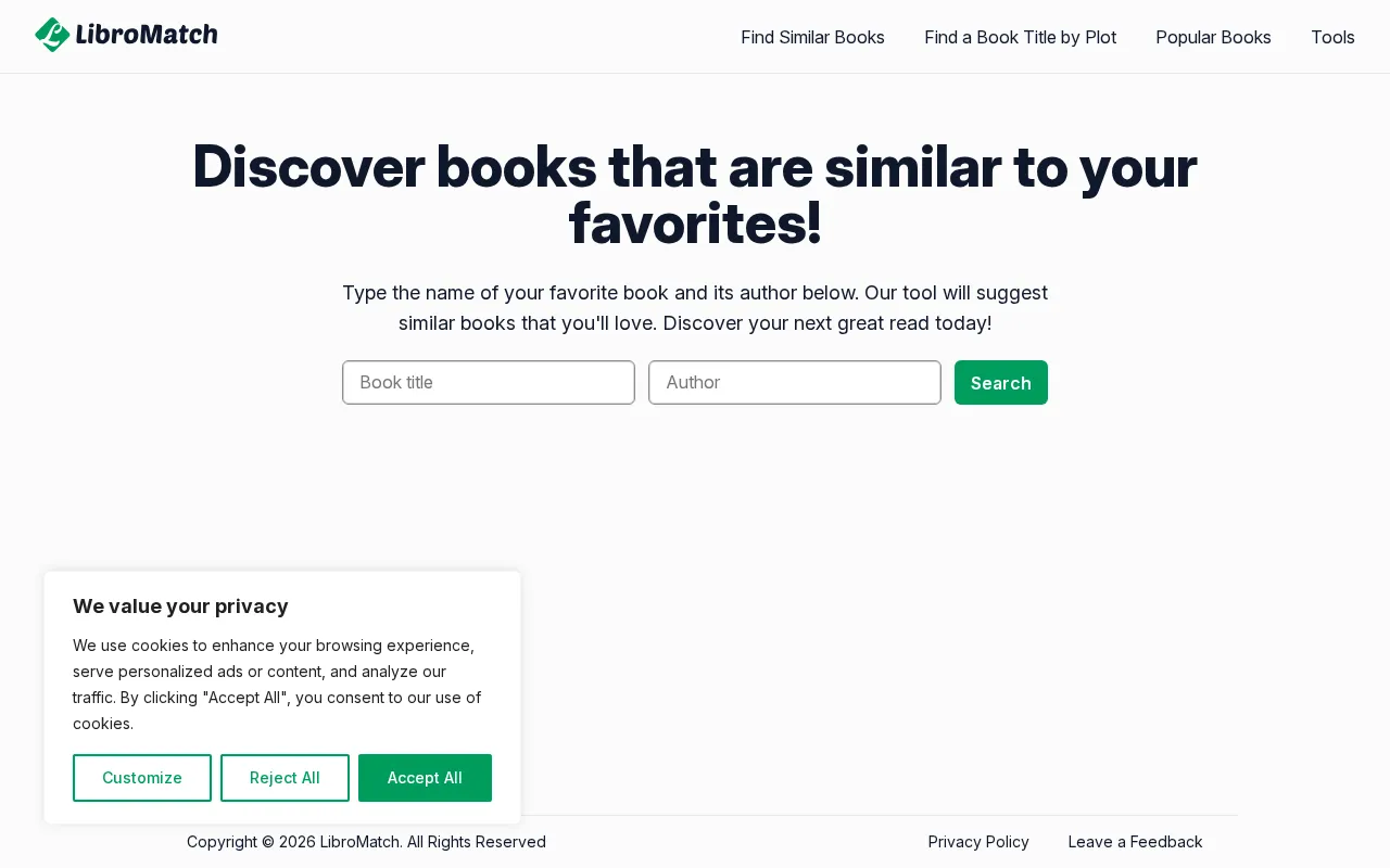 LibroMatch — preview screenshot
