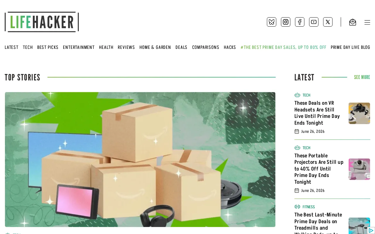 Lifehacker — preview screenshot
