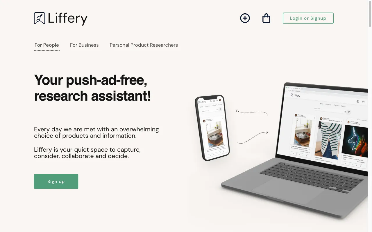 Liffery — preview screenshot