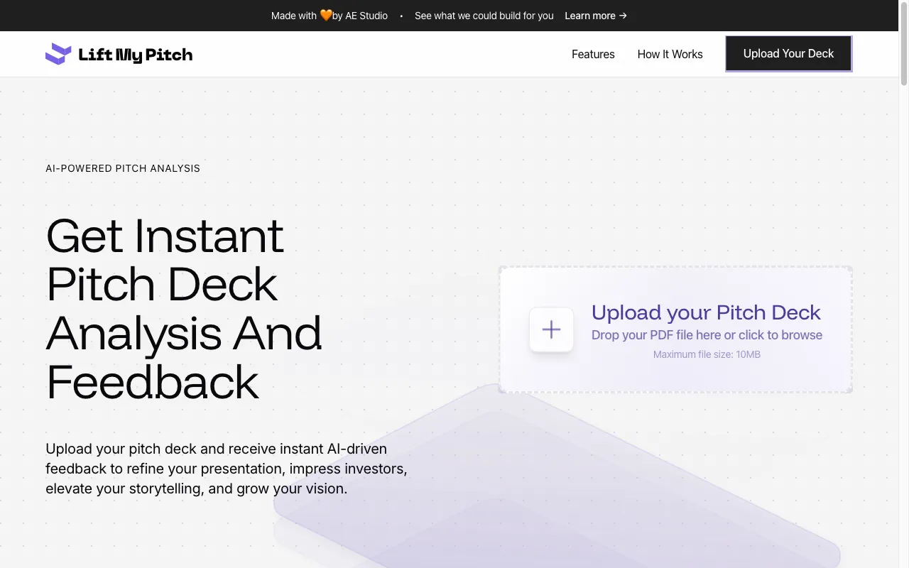 Lift My Pitch — preview screenshot