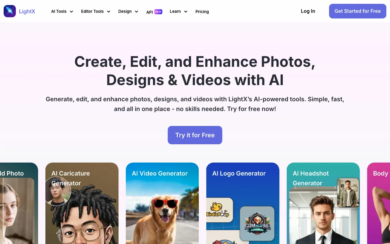 LightX — preview screenshot