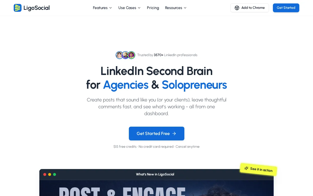 LigoSocial — preview screenshot