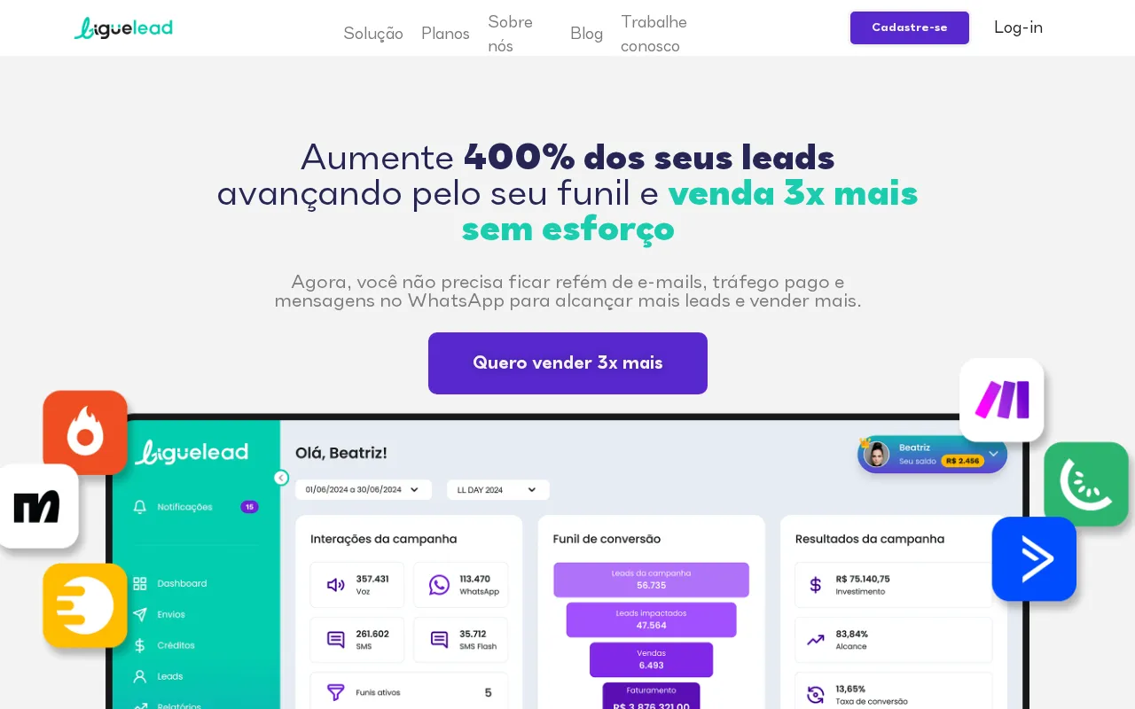 Liguelead — preview screenshot