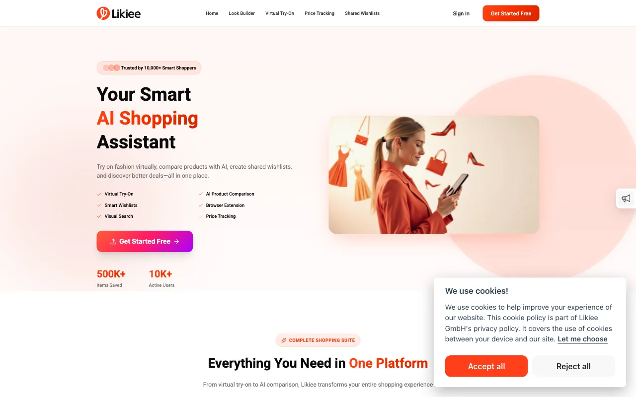 Likiee — preview screenshot