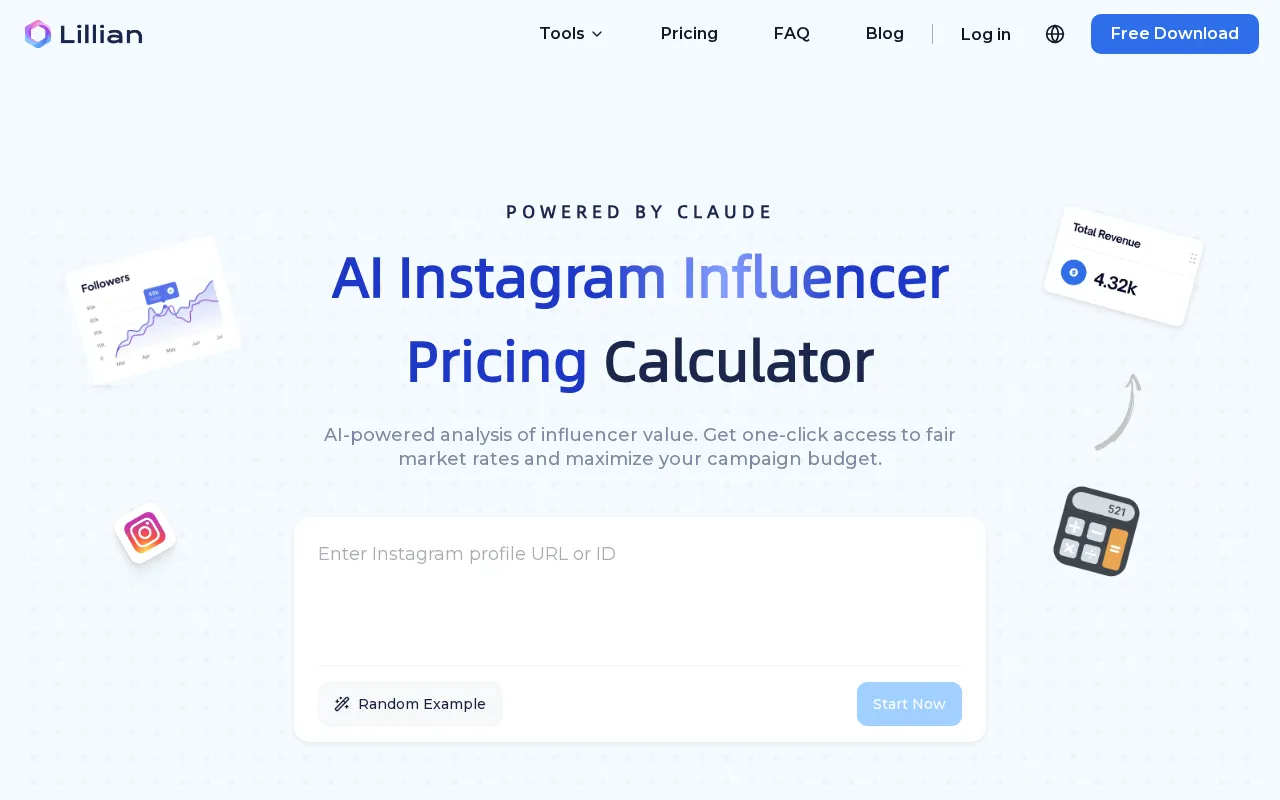 Lillian — pricing page