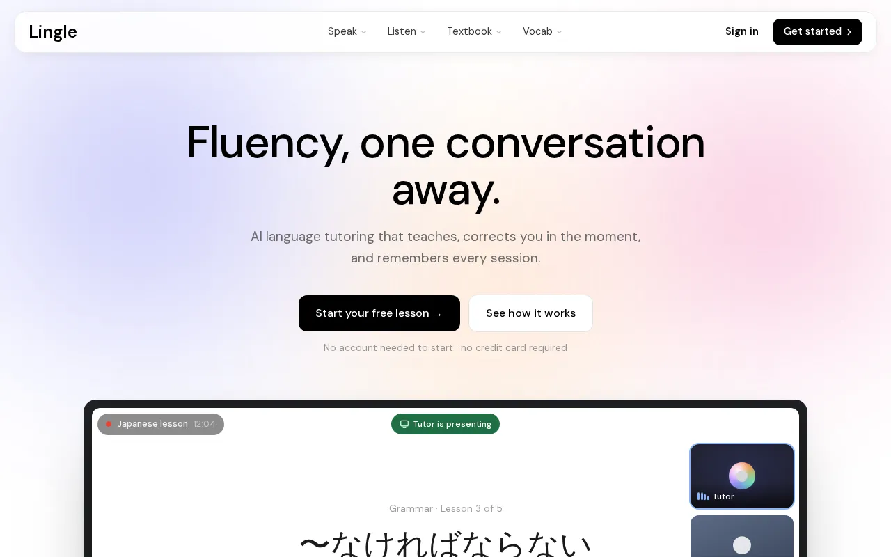 Lingle — preview screenshot