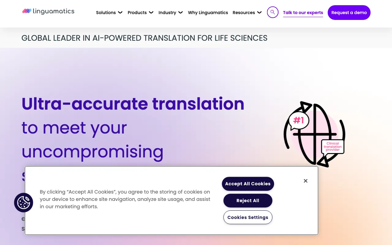 linguamatics.com — preview screenshot