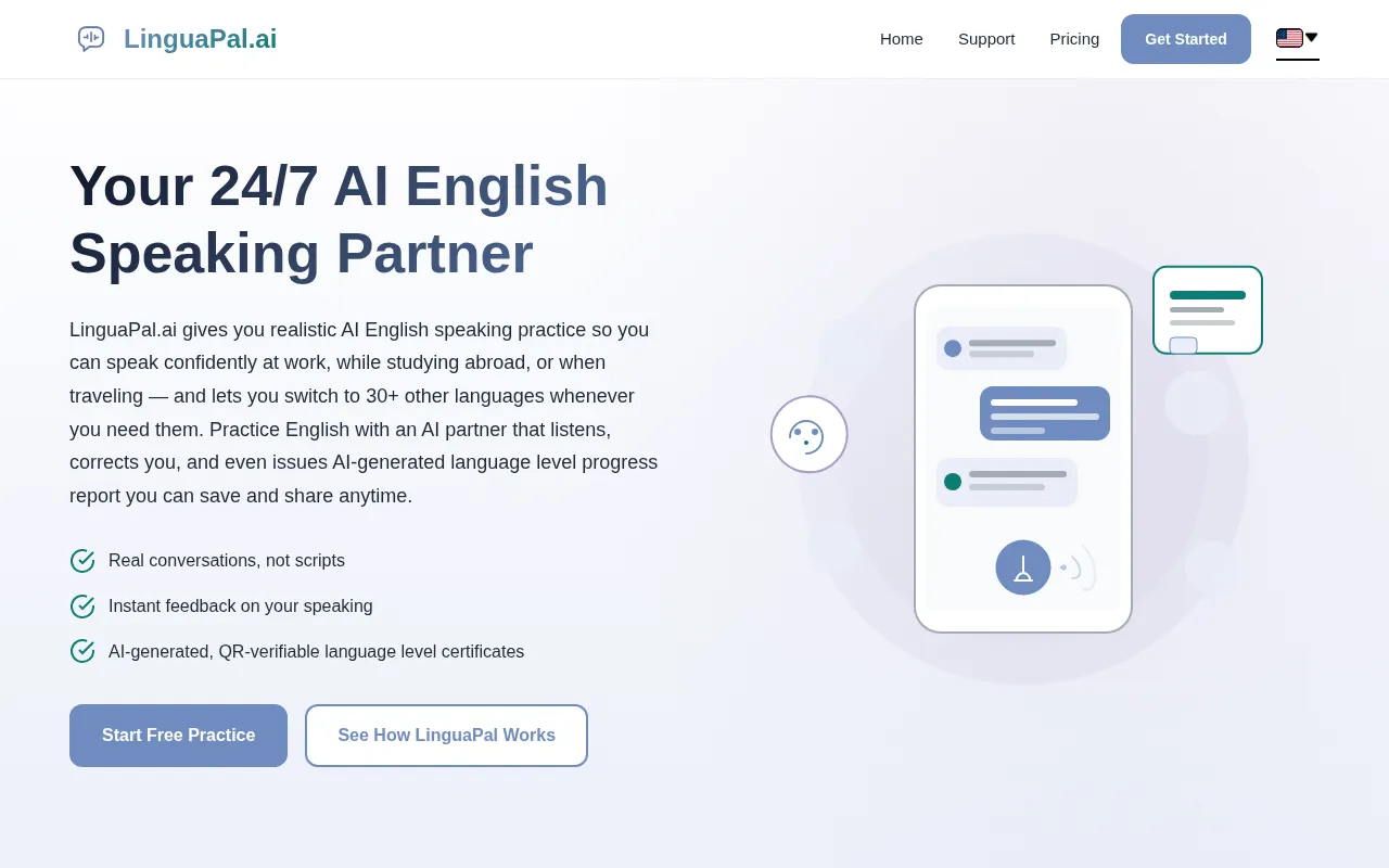 LinguaPal.ai — preview screenshot