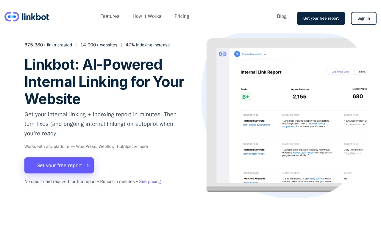 Linkbot — preview screenshot