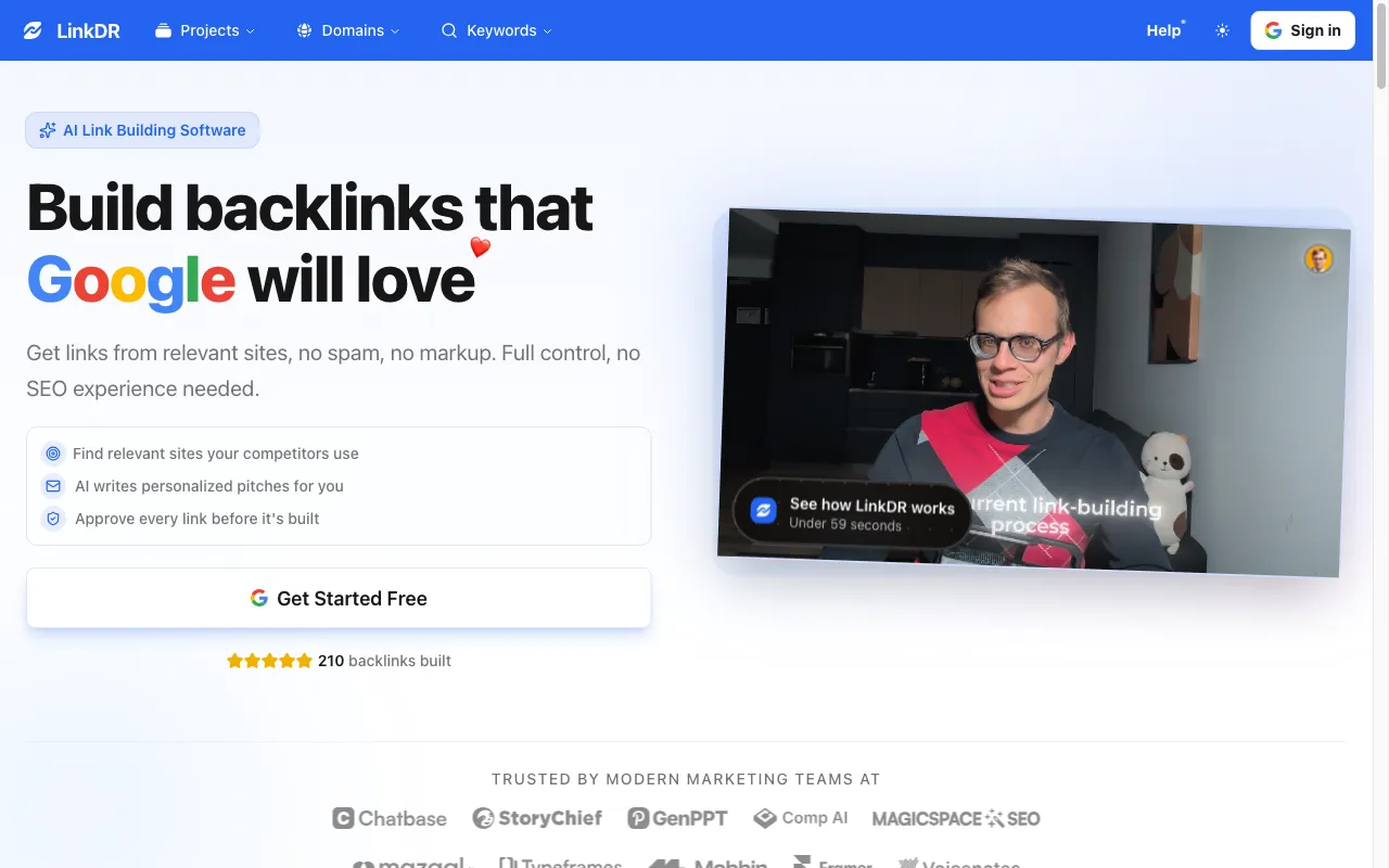 LinkDR — preview screenshot