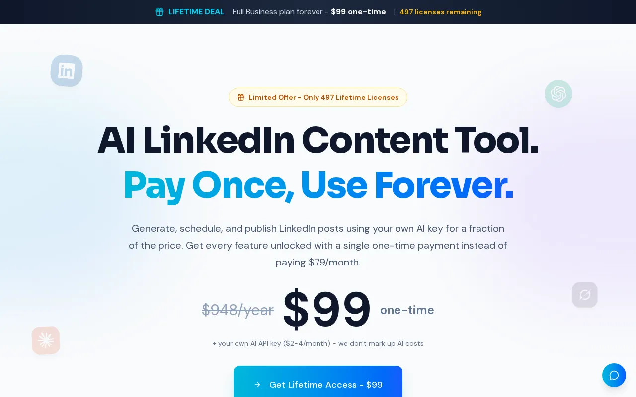 LinkedGrow — preview screenshot