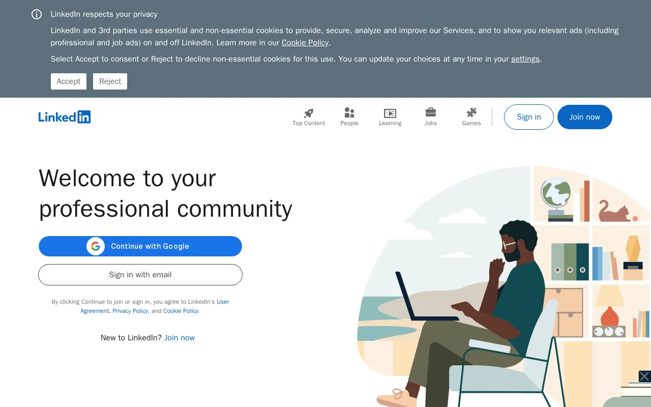 LinkedIn — preview screenshot