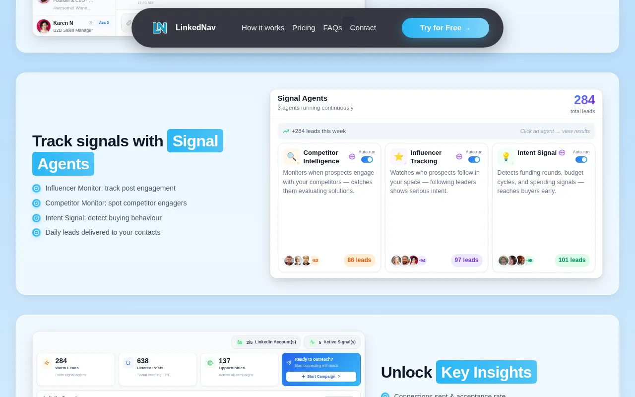LinkedNav — preview screenshot