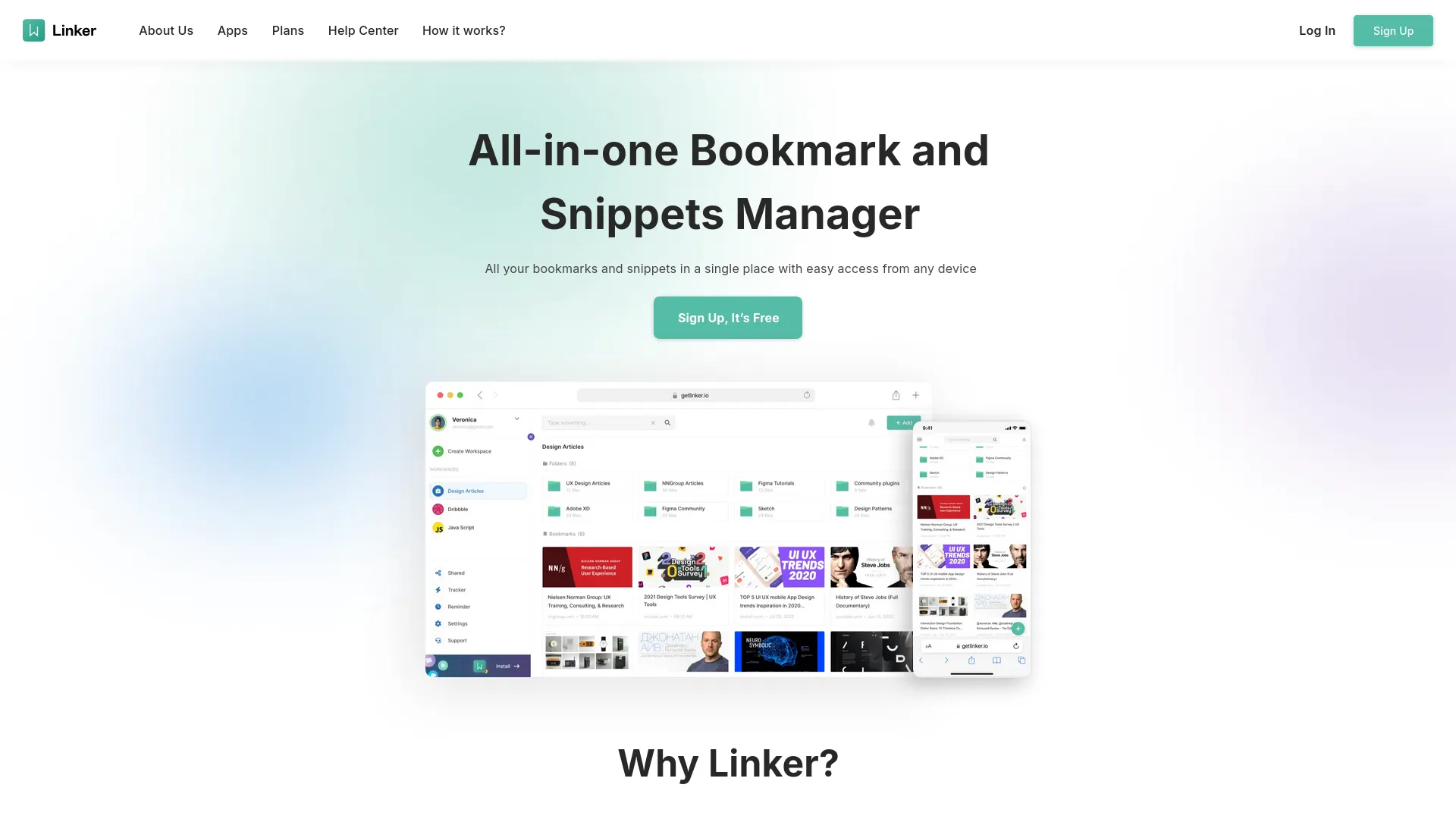 Linker v2.0 — preview screenshot